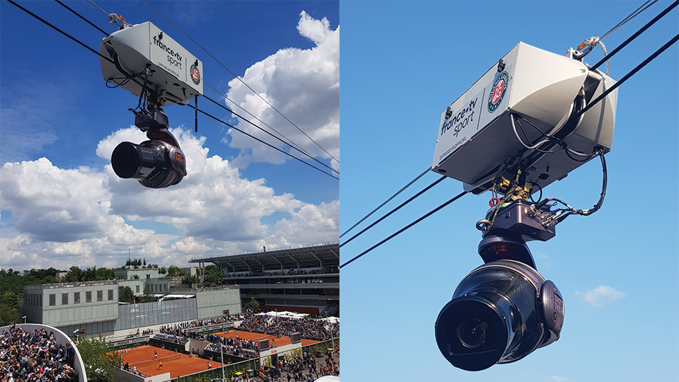 ACS France puts the SHOTOVER M1 to work with Sony P50 to broadcast 2019 French Open