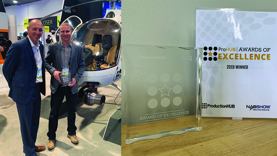 SHOTOVER B1 Impresses at NAB Show 2019 - Wins 2019 Award of Excellence from ProductionHub