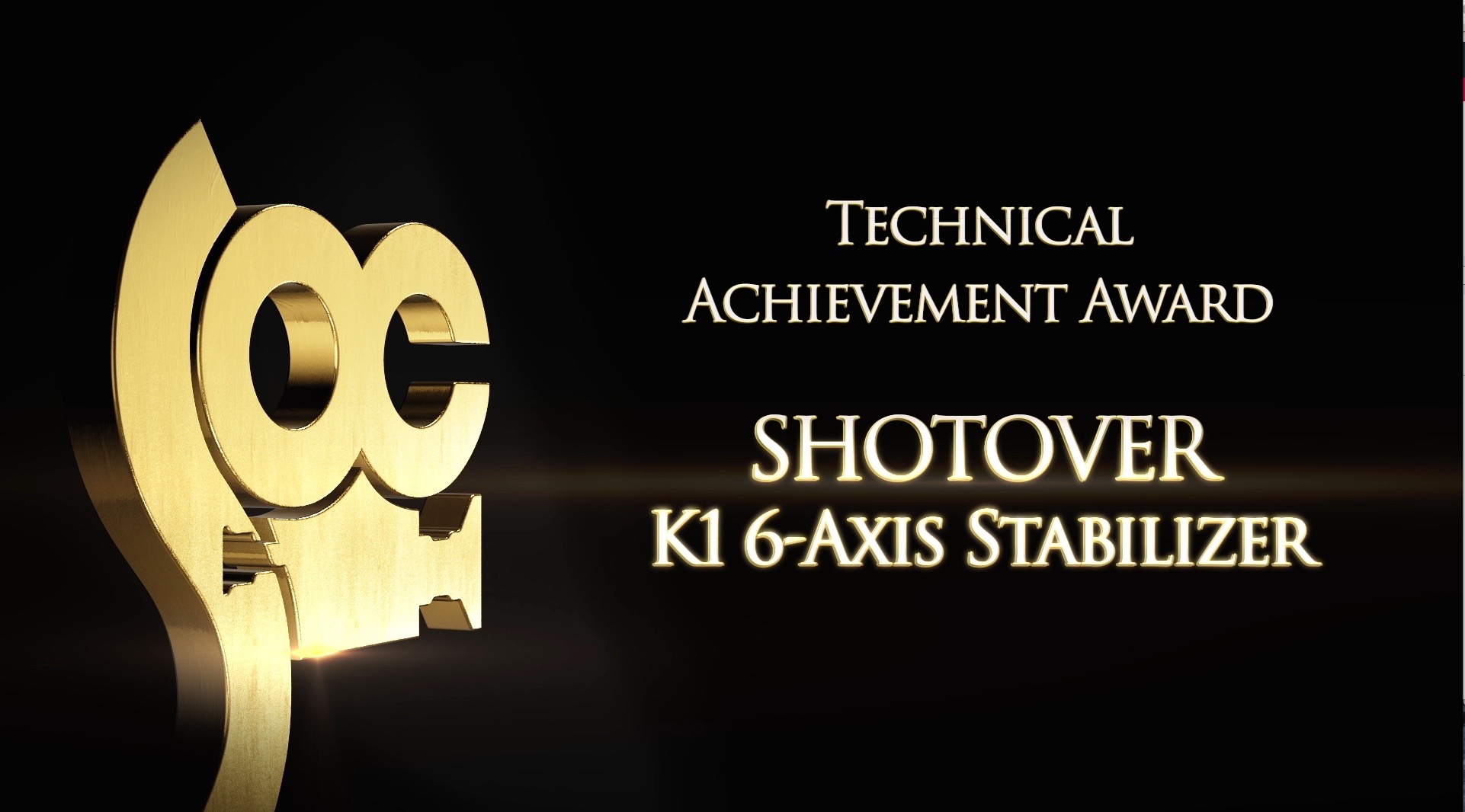 SOC Awards 2017 | Technical Achievement Award | SHOTOVER K1