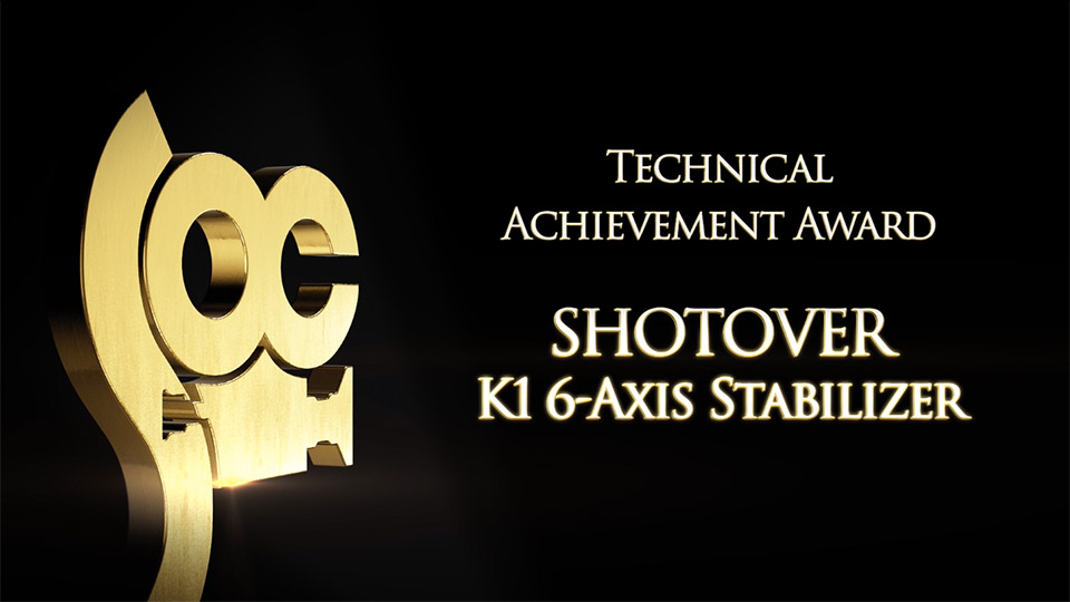 SHOTOVER K1 Wins 2017 Technical Lifetime Achievement Award from the Society of Camera Operators