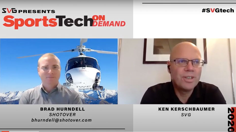 SVG SportsTech On Demand: SHOTOVER’s Brad Hurndell Describes the Versatility of the B1 Aerial Camera